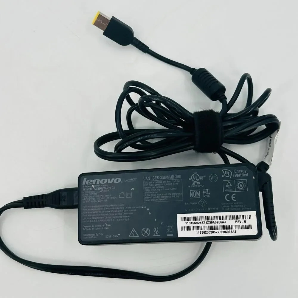 Lenovo ADLX90NDC2A 90W 20V 4.5A AC IdeaPad Yoga Adapter + Power Cord